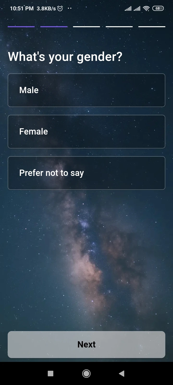 Screenshot of Amuna App
